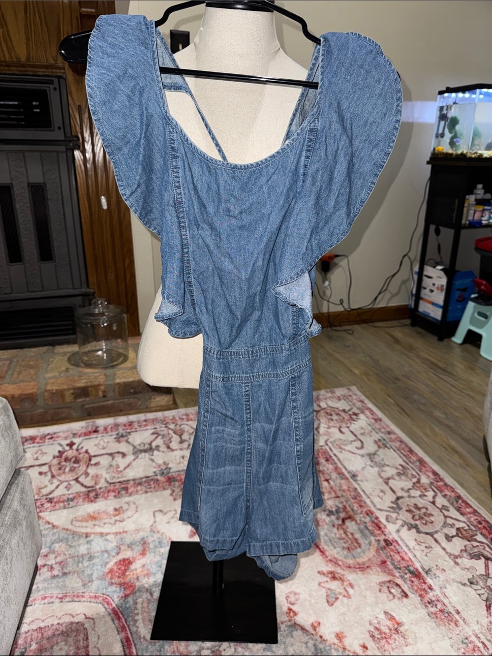 Newbury Kustom Light Blue Denim Top